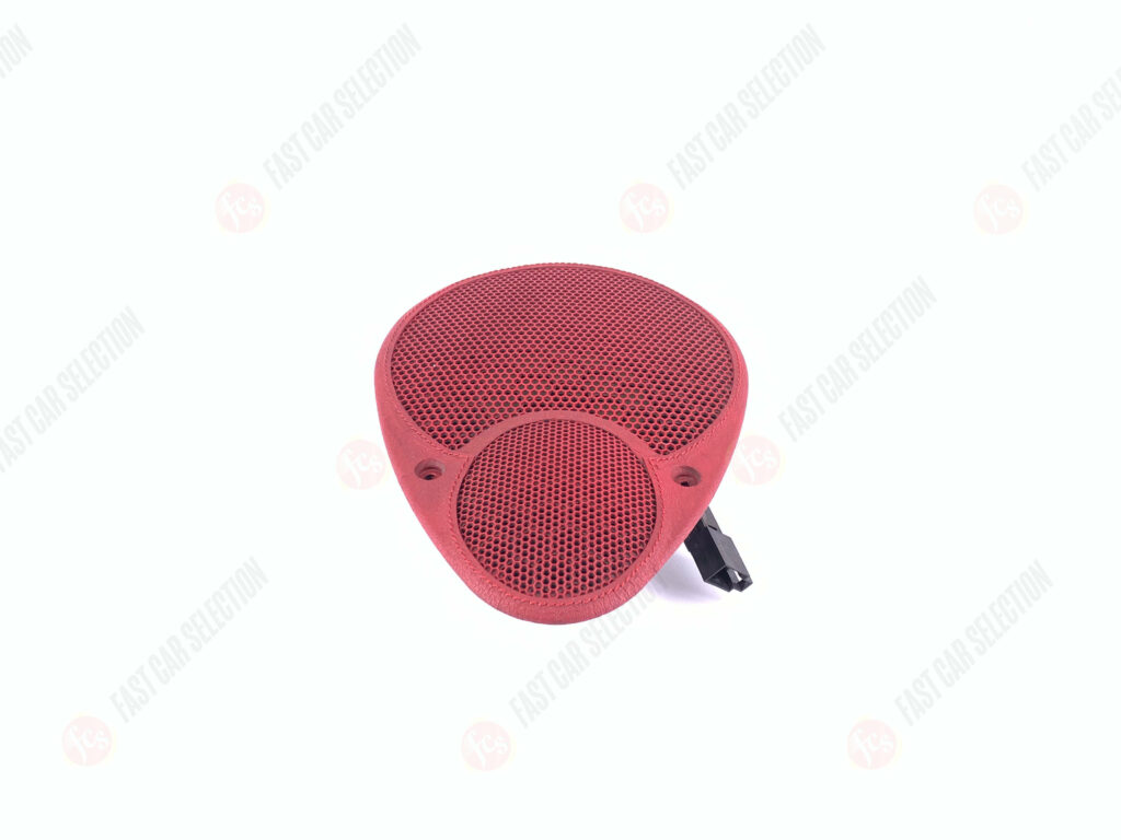 Haut parleur arrière droit Bose cuir Rouge Boxster pour Porsche 911 Carrera 996  Ref : 99664504300